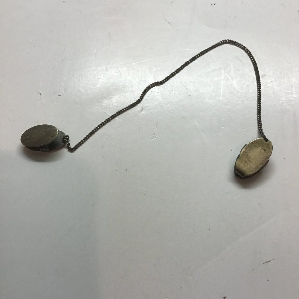 Vintage Clip-On PewterTie Tack